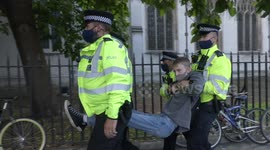 At least 90 arrested as Extinction Rebellion block roads in Central London: Extended