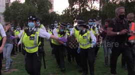 Police arrest Extinction Rebellion protesters refusing to leave Parliament Square