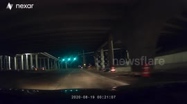Accidemt or dashcam footage