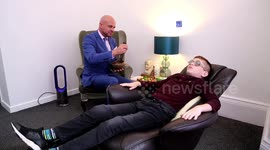Schoolboy who can only eat Dairylea has been cured thanks to being hypnotised