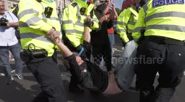 Dozens arrested on second day of Extinction Rebellion protest in London