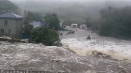 River Explodes Into Raging Floods In Ireland