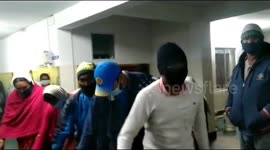 Covid positive patients were seen dancing and rejoicing in the hospital in Southern India