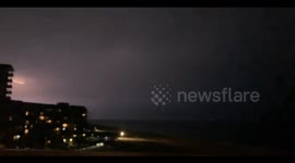 Lightning Strike Caught on Camera