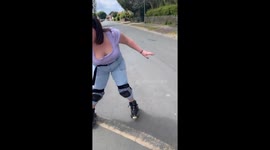 Roller Skating Gone Wrong