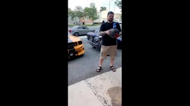 Hilarious attempt on Basketball Beer Challenge