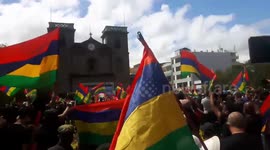 Mauritius: Protest Against Oil Spill Incident In Port Louis