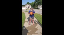 Basketball Challenge Gone Wrong