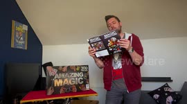 Magician eases lockdown & makes alcohol appear.