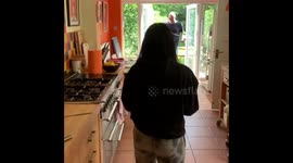 Surprising little sister after 12 weeks of lockdown