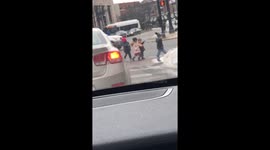 Little kids crossing the Street Fail