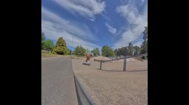 Skateboarder Injures Mouth After Failed Stunt