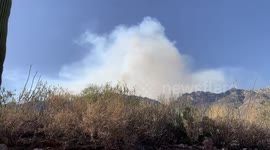 Bighorn Fire time lapse