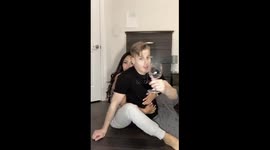 A couple enjoying wine challenge