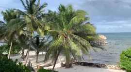 Hurricane Nana Brings Strong Winds To Belize