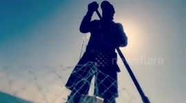 Falling Off A Paddle Board - SUP