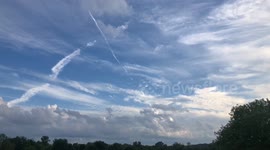 Fast moving clouds- time lapse