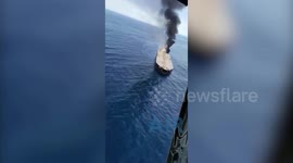 Sri Lanka seeks fire fighting assistance after oil tanker catches fire
