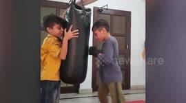 Indian 7-year-old sets record for number of punches thrown in a minute