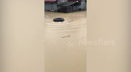 Hundreds evacuated from flash floods in Indonesia