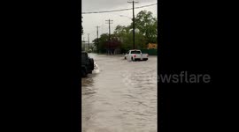 US: Heavy Rains Cause Flooding In Parts Of Oklahoma And Arkansas