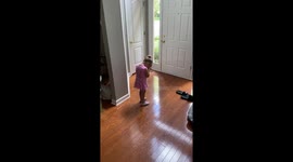Coronavirus family reunion: Little girl meets her grammy after 8 months