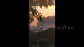 UK: Explosion, Fire Erupts Near Hoo Marina In Kent 2