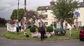 WI 'yarn bombs' village as thank you to the NHS and key workers