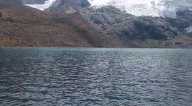 Beautiful view of Cochagrande lake (Huaytapallana mountain range,Huancayo,Peru))
