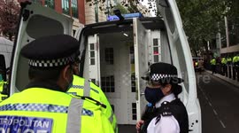 Extinction rebellion activist arrested