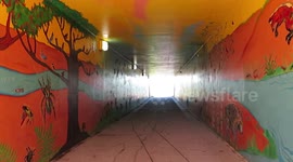 Virtual tour of the coolest Mural in Ashland WI that comes out to the shores of Lake Superior!