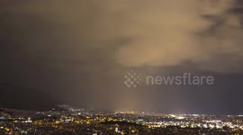Watch amazing nocturnal lightning storm light up the Athens night