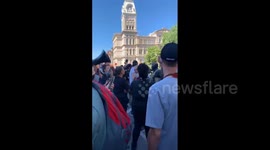 US: Tension Rises As BLM And Right-Wing Protesters Clash In Downtown Louisville