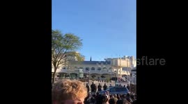 US: Breonna Taylor Banner Flies During Derby Race In Louisville With BLM Protest Outside