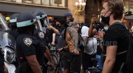 Black Lives Matter demonstrators take to streets of New York