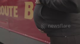 Feminist Portrait (From London's Women March/Protest) Pregnant Woman