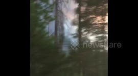 US: Fast Moving ‘Creek Fire’ Spread In Popular Camping Area In California