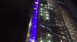 Views Of London Buildings At Night