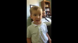 Toddler can wiggle his eyebrows better than most adults