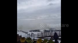 Huge waves caused by Typhoon Haishen slam Korean Peninsula