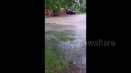 US: Severe Thunderstorm Causes Flash Flooding In Cleveland, Ohio 2