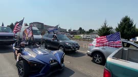 Slingshot for Trump at the Road Rally