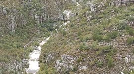 Bainskloof Pass on sun 31sr August 2020. A freezimg cold Sunďayon unday