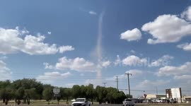 Incredible dust devil spotted in Midland, Texas. Footage captured on August 27th, 2020.