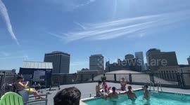 Tornado Siren Test in downtown Nashville