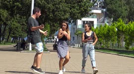 'Crazy boy' pranksters leaves public in hysterics