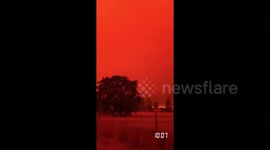 US: Red Skies Over Oregon Due To Wildfires 4