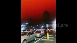 US: Red Skies Over Oregon Due To Wildfires 5