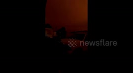 US: Hazy Orange Skies In Bay Area Due To Wildfires 7