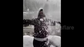 Early September snow blankets parts of Colorado